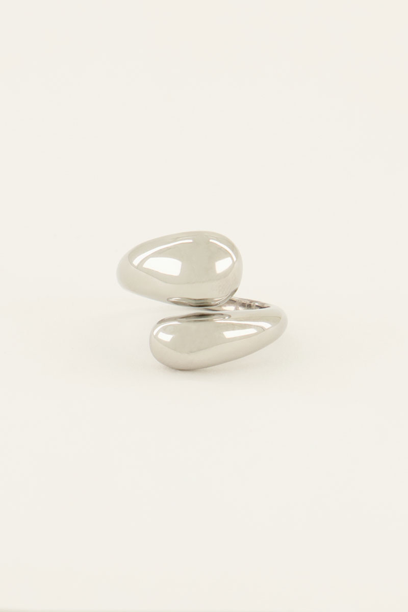 Ring met wikkel & bolling