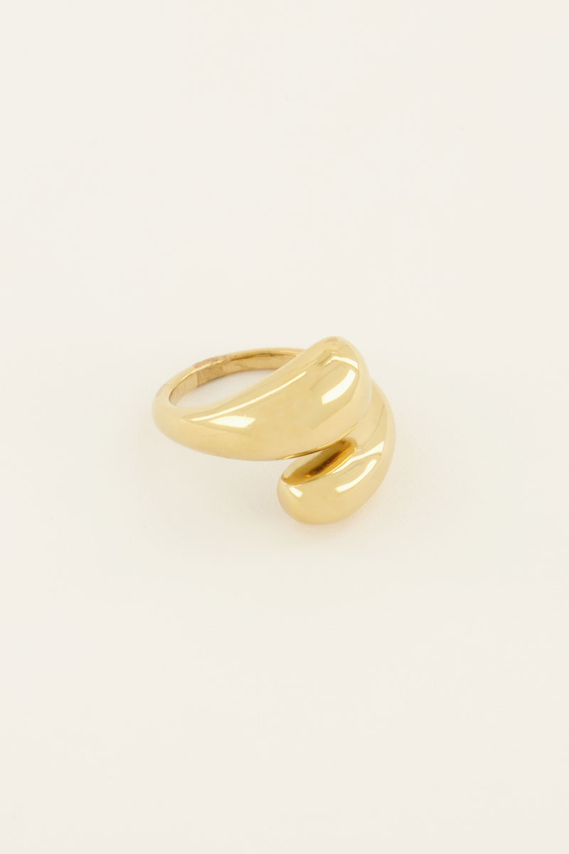Ring met wikkel & bolling | My Jewellery