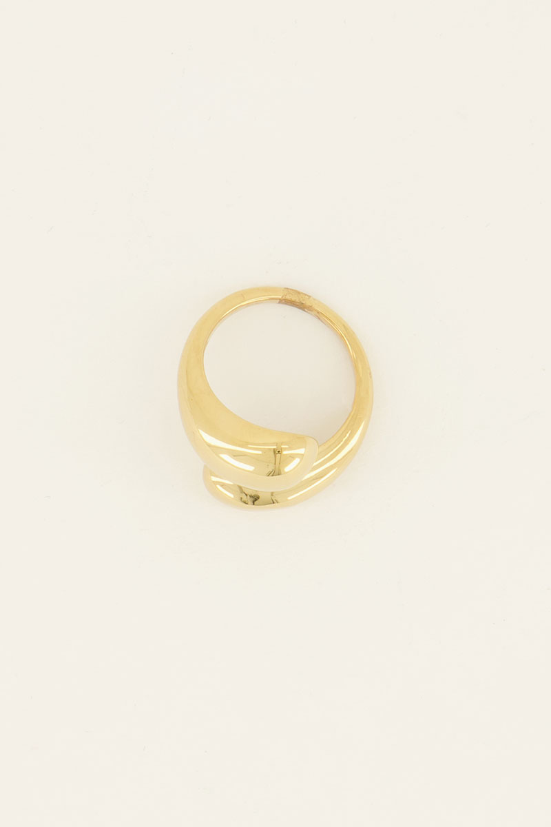 Ring met wikkel & bolling | My Jewellery