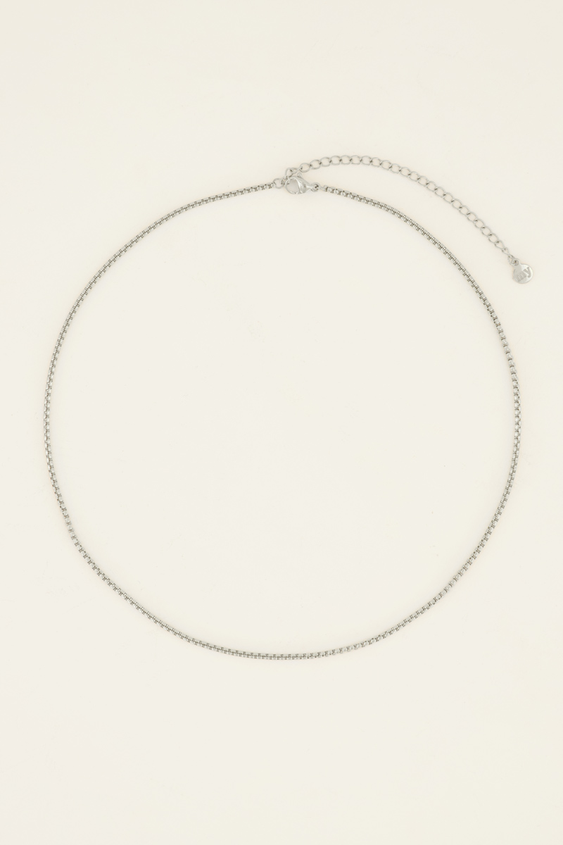 Custom kurze Halskette mit runden Gliedern