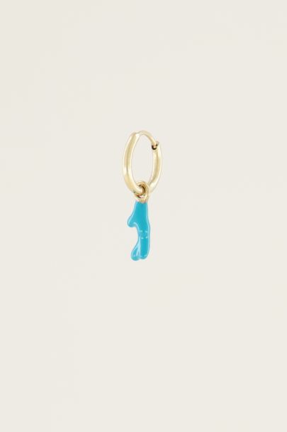 Moments one piece blue coral | One piece earring My Jewellery