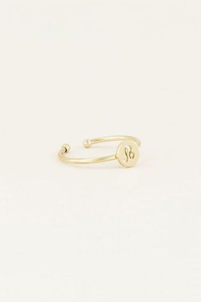 Sterrenbeeld ring, zodiac sign