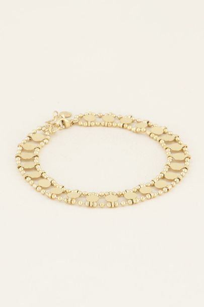 Bracelet de cheville à pastilles