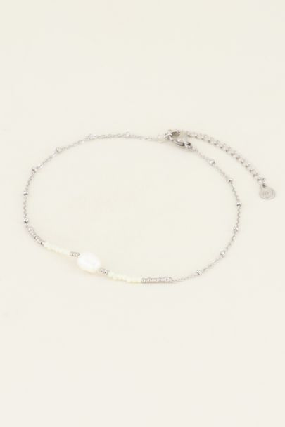 Anklet with beads & pearls | Anklets for women | My Jewellery