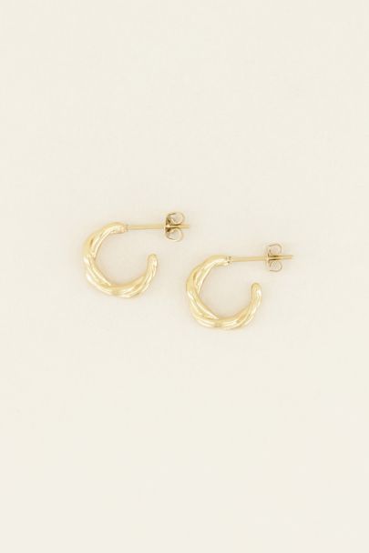 Boucles d’oreilles torsadées 