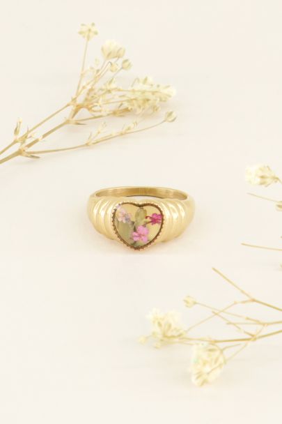 Wildflower heart ring | Rings | My Jewellery