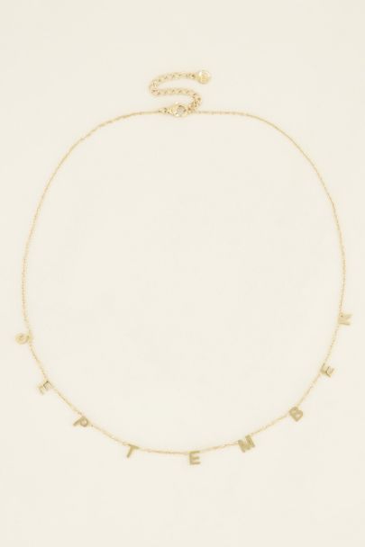Geboortemaand ketting | My Jewellery