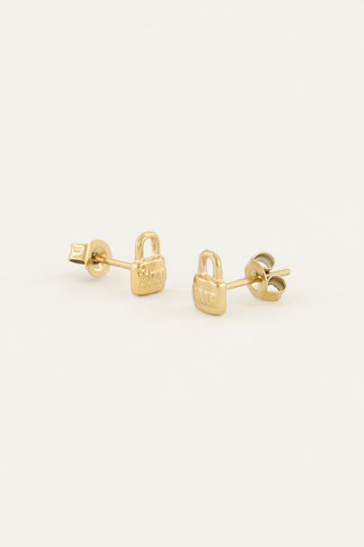 Love lock studs | Free delivery | My Jewellery