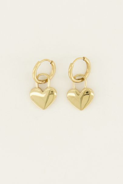 Earrings with heart lock | My Jewellery