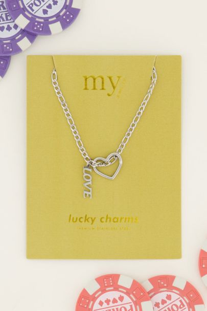 Necklace with heart & love charms | My Jewellery
