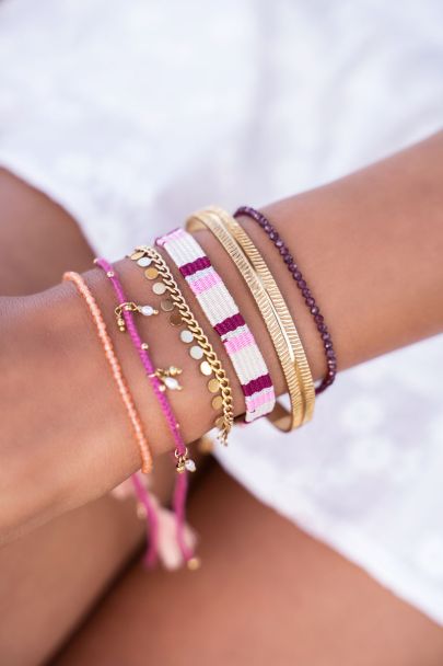 Bangle with stripes