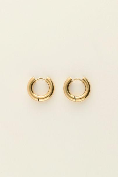 Basic wide hoop earrings | My Jewellery