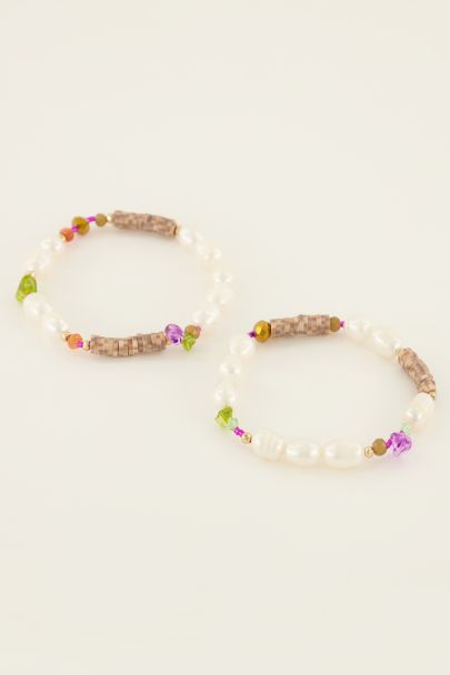 Armbanden set met kralen & parels | My Jewellery