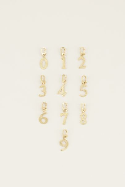 Moments number charm | Charms | My Jewellery