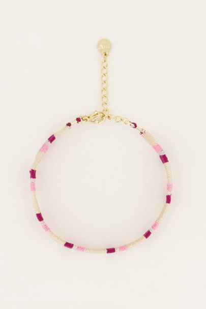 Beige bohemian armbandje