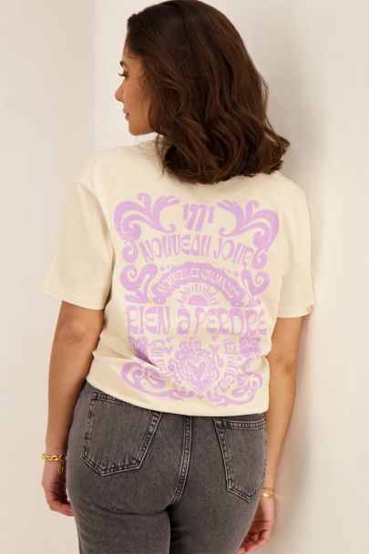 T-shirt beige Rien à perdre