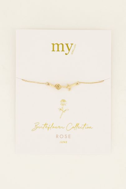 Birth Flower bracelet