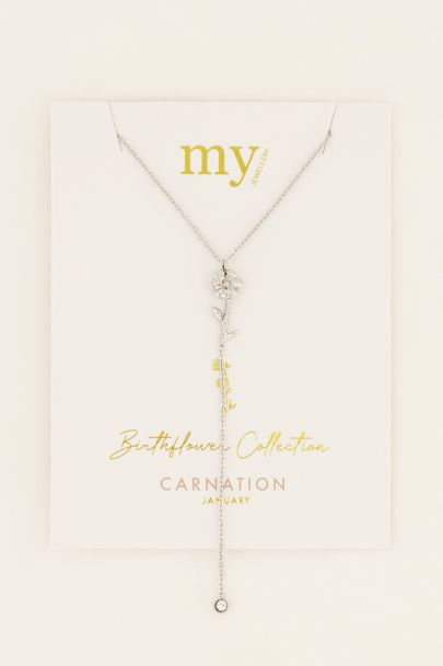 Gifts for Her Sieraden Kettingen Bedelkettingen Dainty Personalized Flower Jewelry Custom Gold Birth Flower Pendant Necklace Unique 12 Months Birth Floral Necklace 