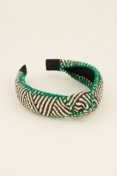 Zigzag zebra print headband | My Jewellery