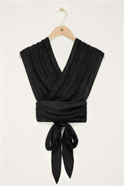 Top noir avec lurex