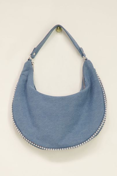Blue denim shoulder bag | My Jewellery