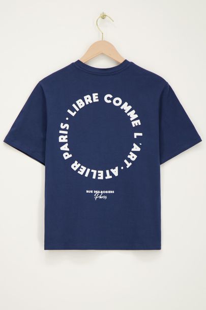 Blue T-shirt "Circle I'art"