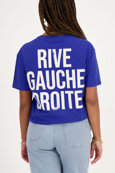 Blue T-shirt Rive Gauche Droite