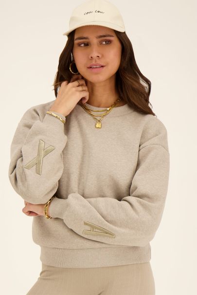 Brauner Sweater „amoureux“