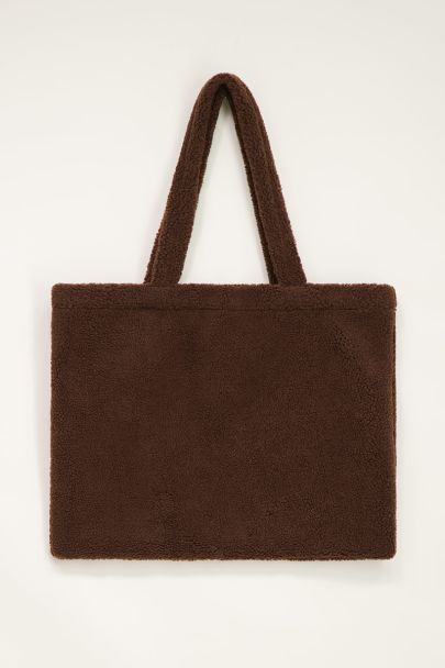 Brown teddy tote bag | My Jewellery