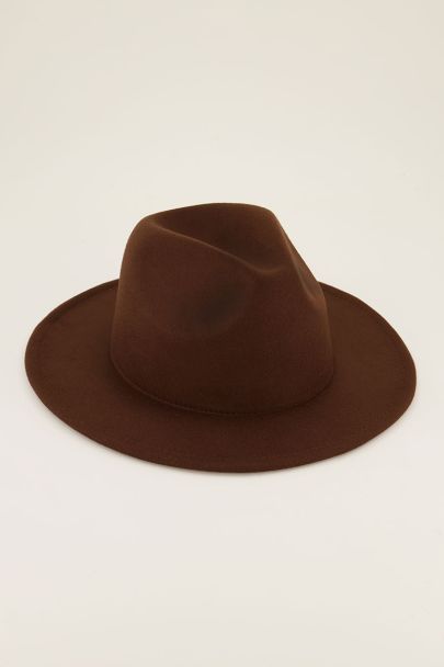 Brown fedora hat | Hats | My Jewellery