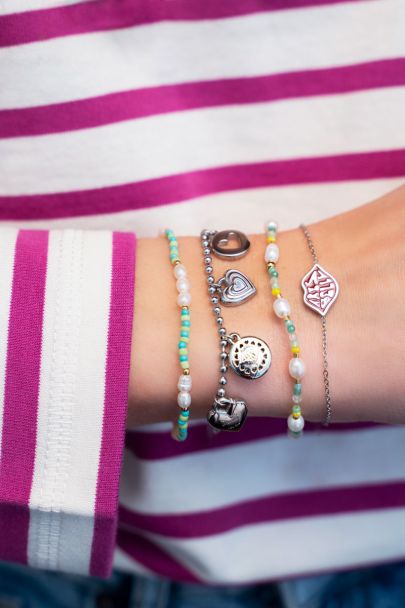 Ensemble de bracelets « Candy Couture » avec perles bleues