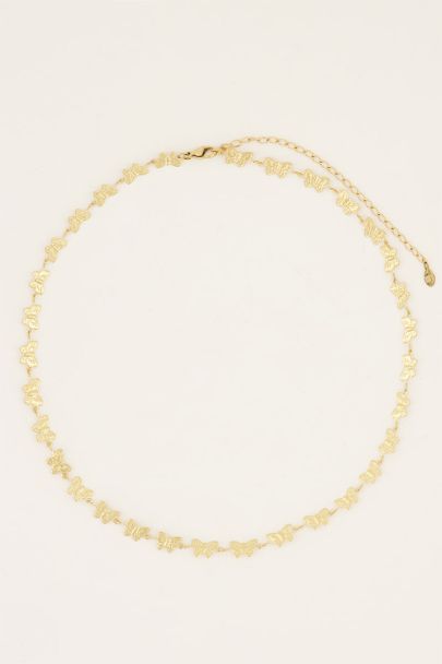 Choker met vlinders