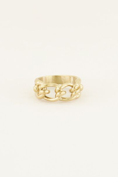 Ring mit ovalen Gliedern | Ring mit Gliedern My Jewellery