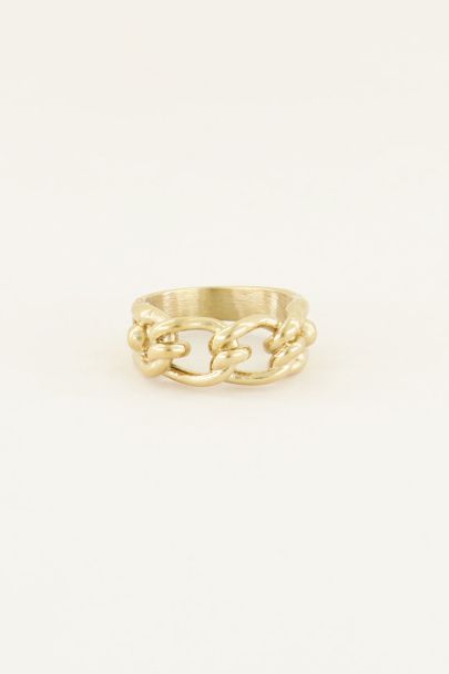 Ring with oval links | Ring with links My Jewellery