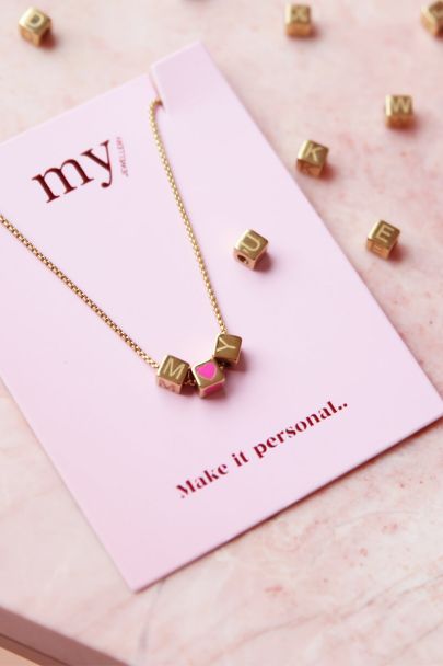 Pendentif Cube avec petit cœur