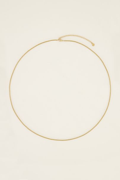 Custom lange Halskette mit runden Gliedern
