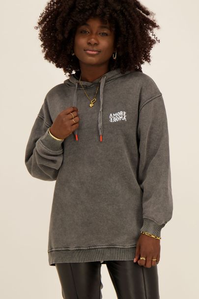 Grijze hoodie Desert valley