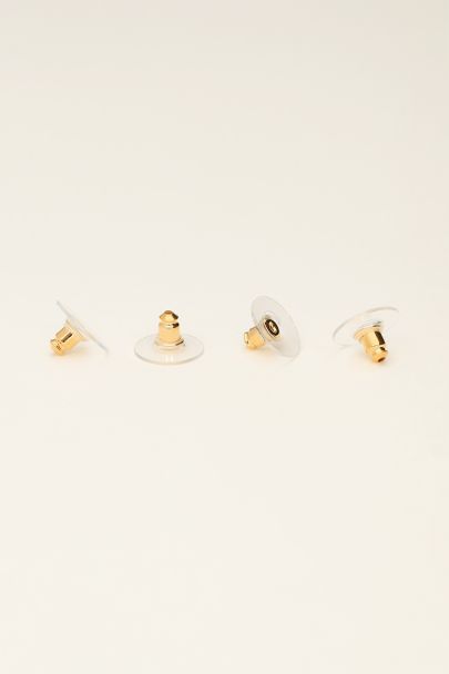 Fermoirs de boucles d'oreilles en plastique 4 pièces
