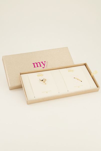 Giftbox suspender & ringen set