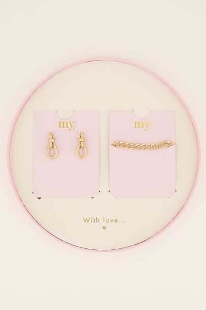 Giftbox oorbellen & schakelarmband | My Jewellery