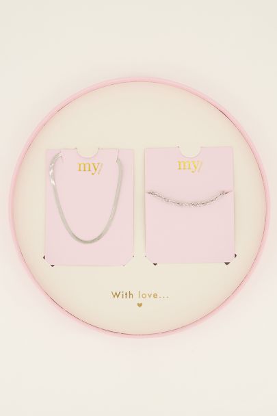 Giftbox ketting & schakelarmband