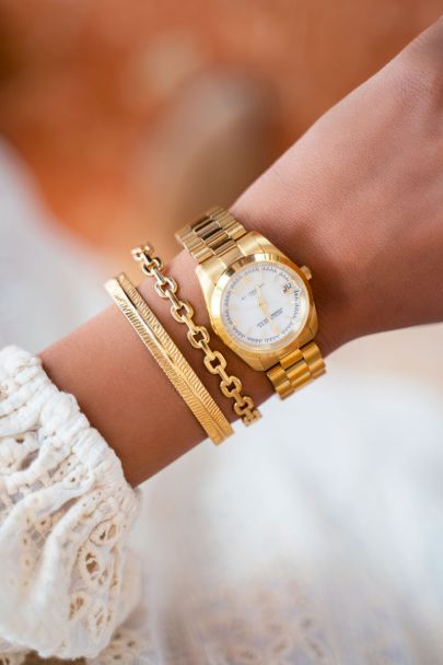 Horloge dames goud best sale zwart