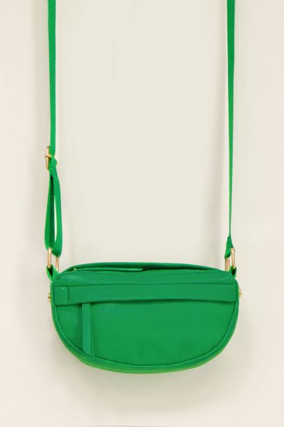 Green cross body bag with extra compartment | My Jewellery
