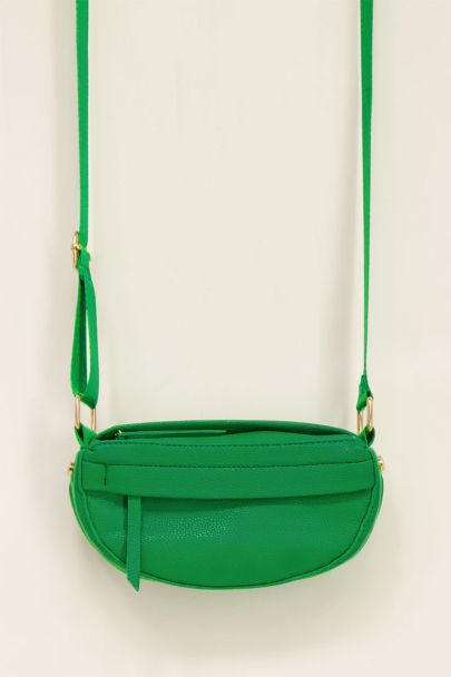 Green cross body bag with extra compartment | My Jewellery