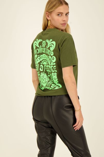 T-shirt vert Rien à perdre