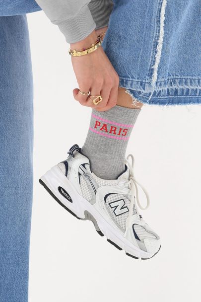 Grey socks Atelier Paris
