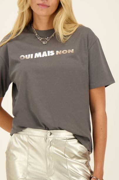 Graues T-Shirt Oui Mais Non