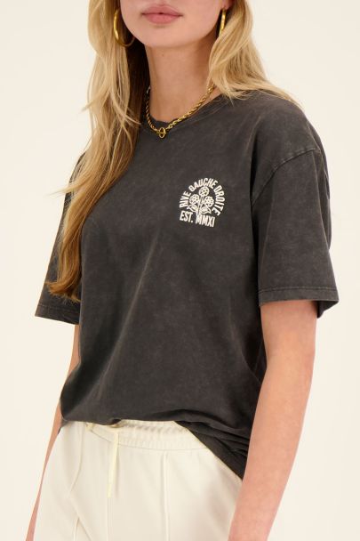 Grey Rive Gauche Droite T-shirt 