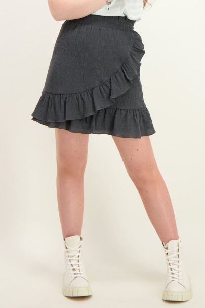 Grey skirt with pleats