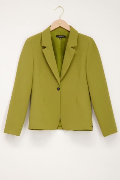 Green classic blazer